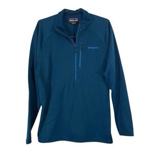 Patagonia Blue Quarter-Zip Pullover